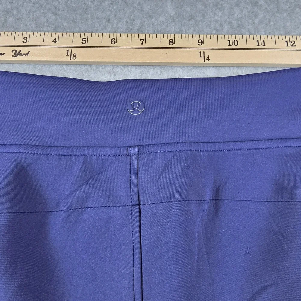 Lululemon Scuba High-Rise Jogger Navy Blue‎ Fleece Sweatpants Womens Size 4